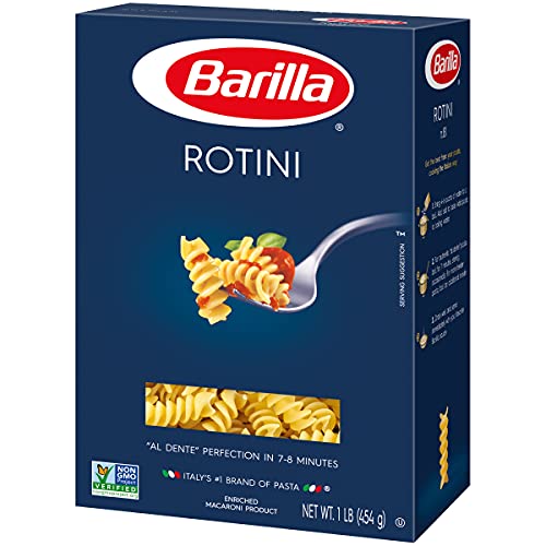 BARILLA Blue Box Pasta Variety Pack, Farfalle & Rotini, 16 oz. Box (Pack of  8), 8