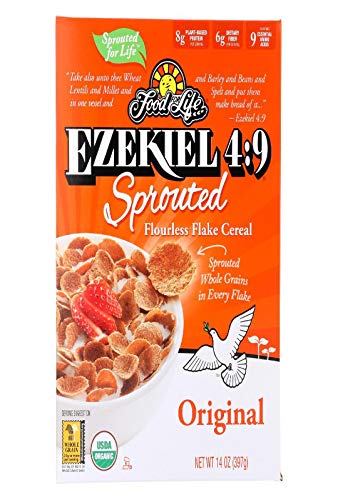 Great tasting whole food cereal . Most Comercial cereals have lots of sugar added and are made from processed grains. Ezekiel makes a few flavors of sprouted cereal. Food For Life, Cereal Sprouted Flakes Original Organic, 14 Ounce