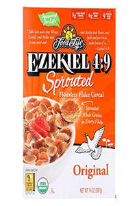 Great tasting whole food cereal . Most Comercial cereals have lots of sugar added and are made from processed grains. Ezekiel makes a few flavors of sprouted cereal. Food For Life, Cereal Sprouted Flakes Original Organic, 14 Ounce